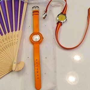 Orange Wristwatch